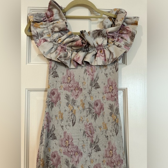 V. Chapman The Lilac Dress in Purple Floral Size 00 - Picture 4 of 6